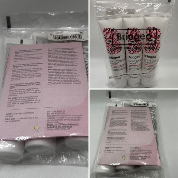 NEW Briogeo Don't Despair Repair Set Shampoo Conditioner Mask 3x2oz Dry Hair - Picture 3 of 13